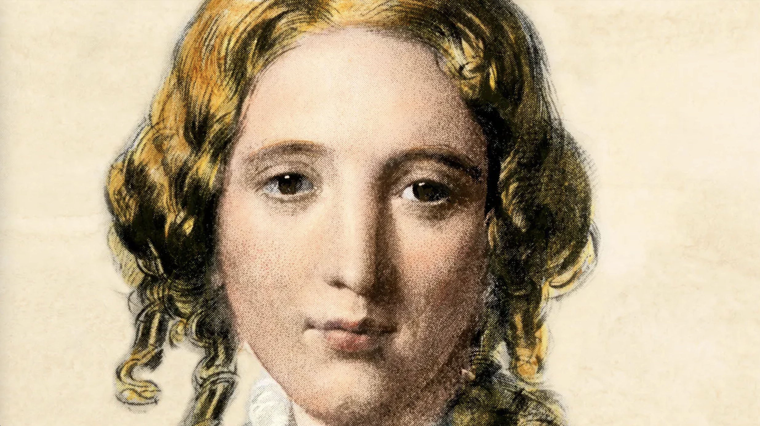 Retrato de Harriet Beecher Stowe, la autora de La cabaña del tío Tom