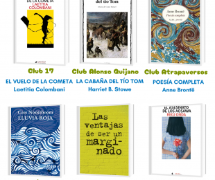 Cartel con las lecturas de octubre