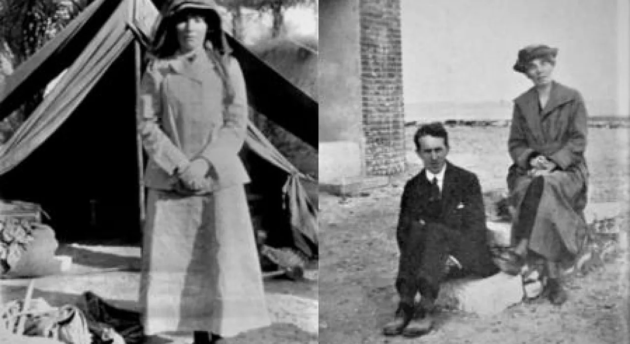 Gertrude Bell y Lawrence de Arabia