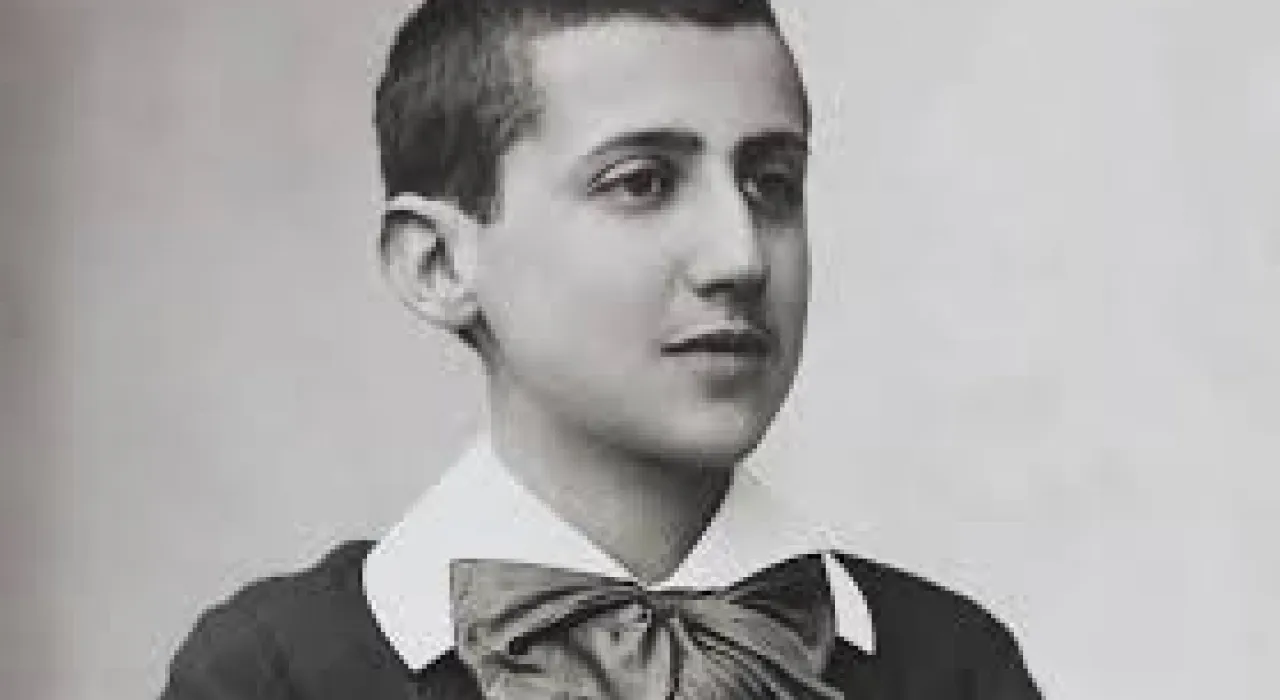 Retrato de Marcel Proust a los 15 años
